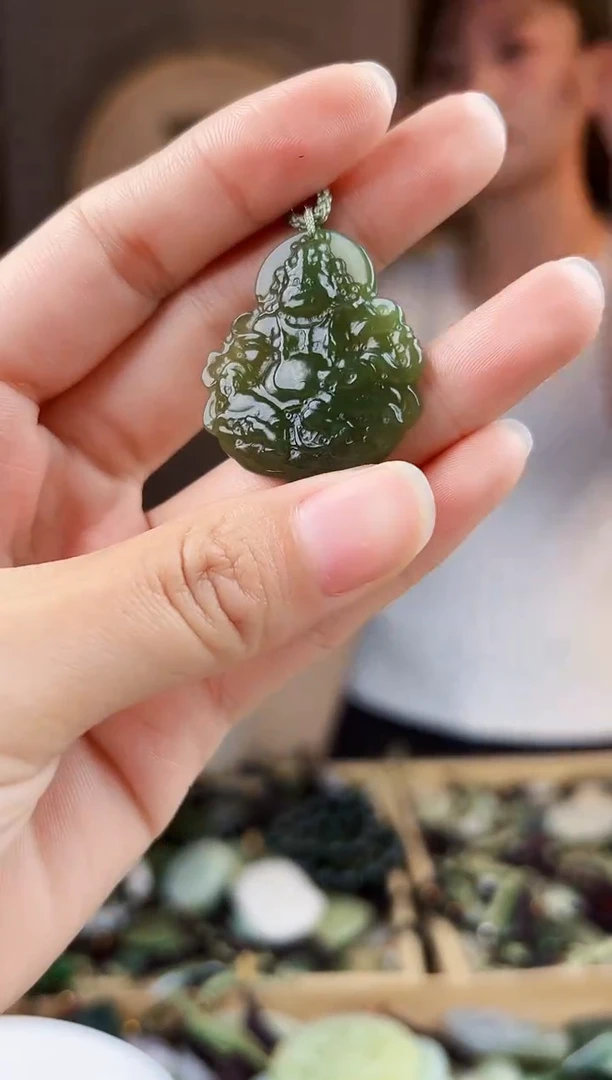 颈饰未镶嵌和田玉拍一发一，多样性发货