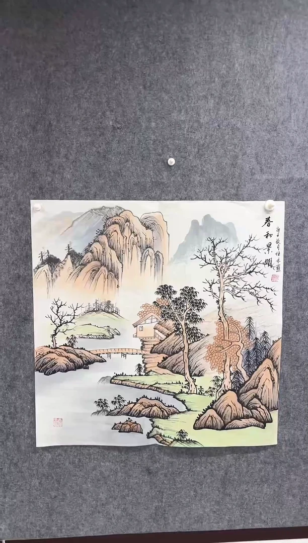 国画丹青专属福利-伍林春和景明