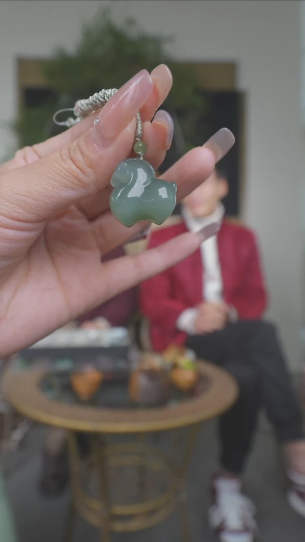 未镶嵌和田玉挂件75-马到成功