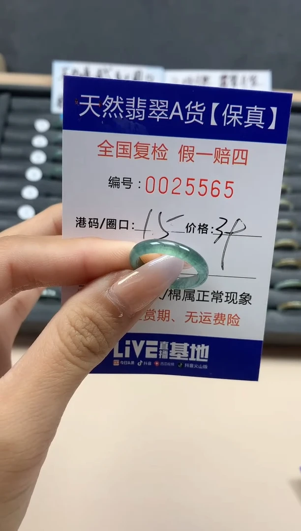 【闪购商品】翡翠戒指未镶嵌天然25565