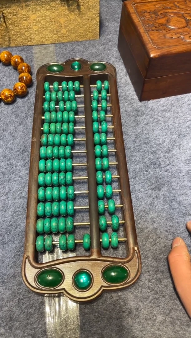 【闪购商品】贡木木雕11111111111111 小绿算盘