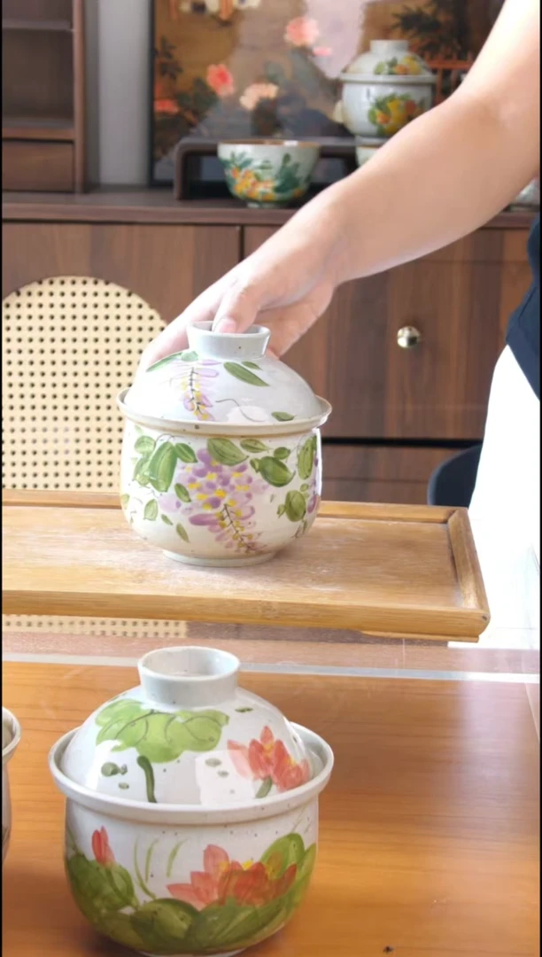 摆件景德镇高温釉下彩日用餐具