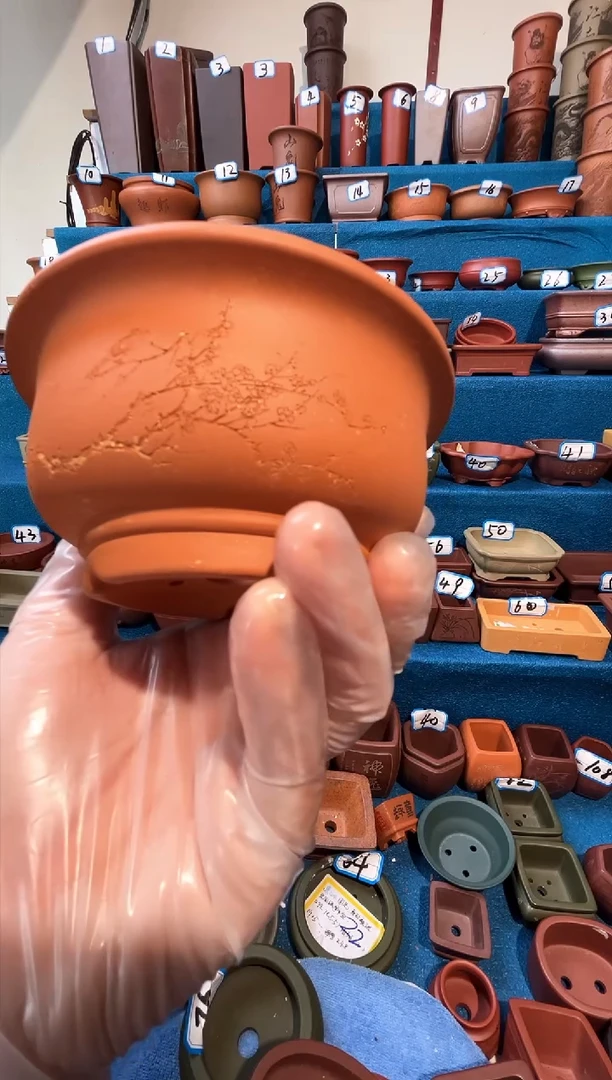 【闪购商品】紫砂紫砂花盆8.5*4.5