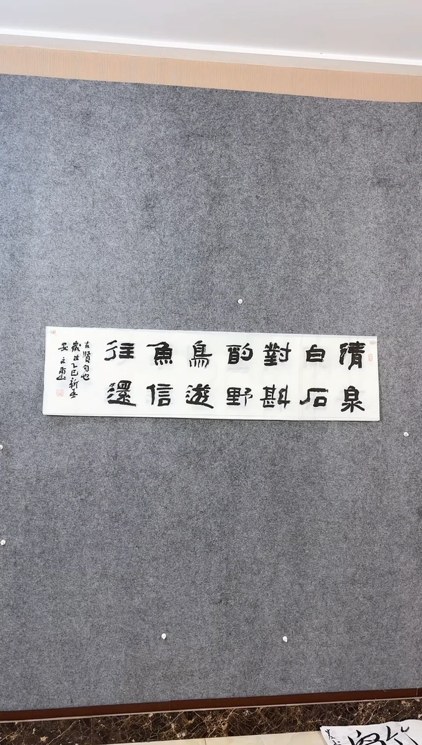 【闪购商品】书法安文玺四尺对开作品