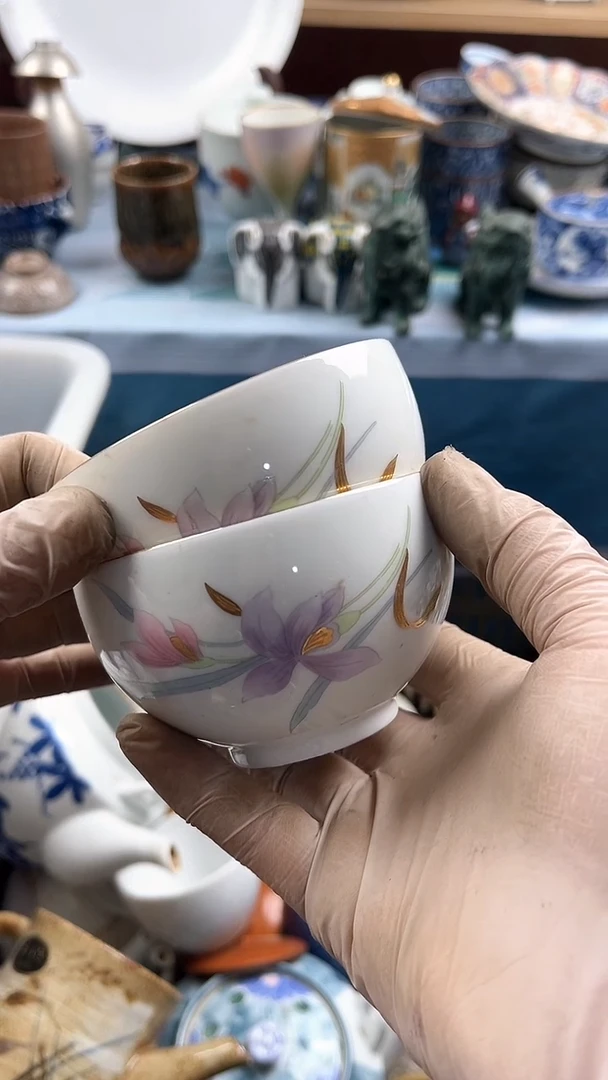 瓷片他****师英哥瓷器满19.9包邮