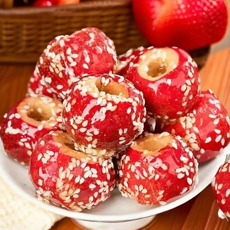 【开袋即食】冻干山楂冰糖葫芦整颗山楂球酸甜酥脆独立包大袋净重