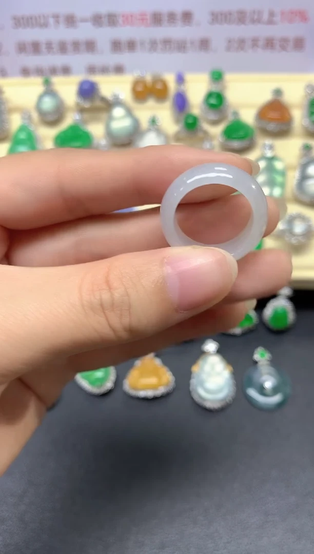 翡翠戒圈未镶嵌戒圈250+30