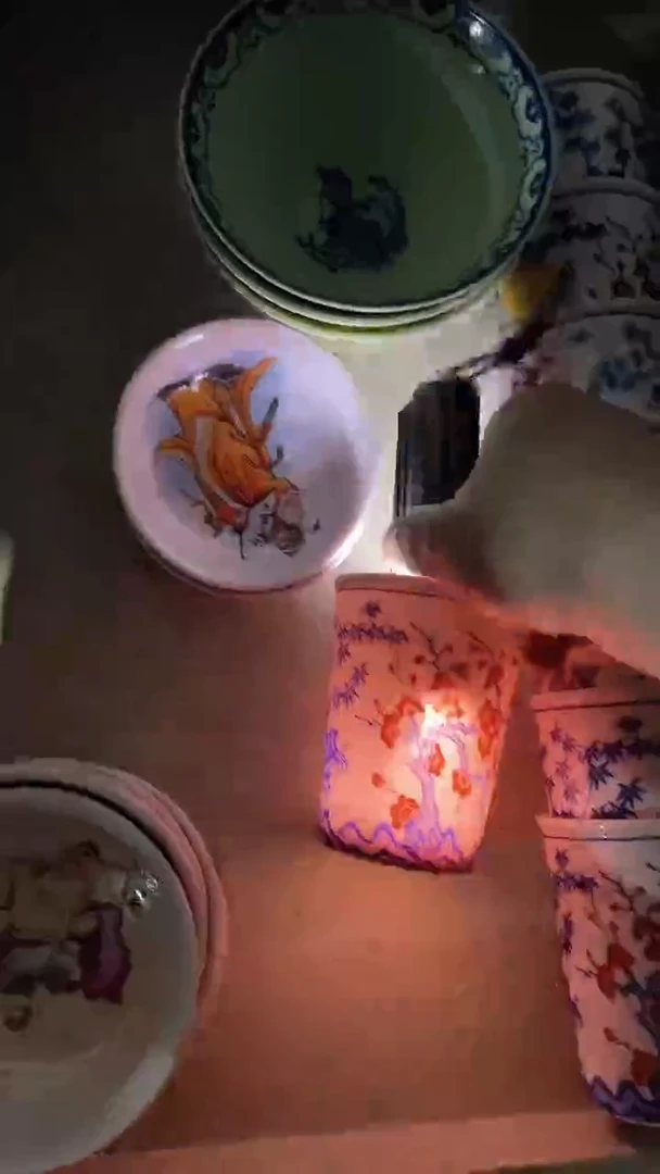 陶景德镇瓷器艺术可乐杯