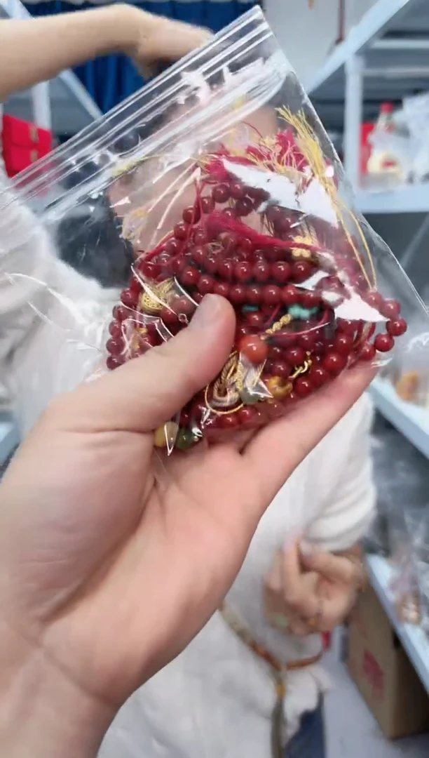 【闪购商品】玛瑙/玉髓手机链合金红玛瑙斜跨手机链