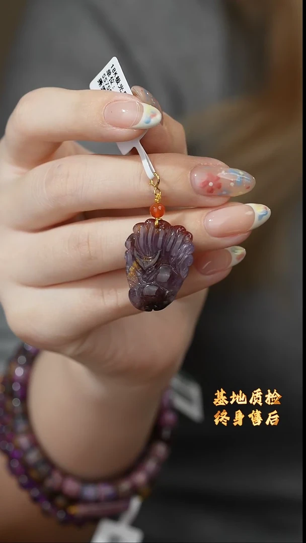 【闪购商品】水晶吊坠18K金镶嵌L19(多样性发一件)