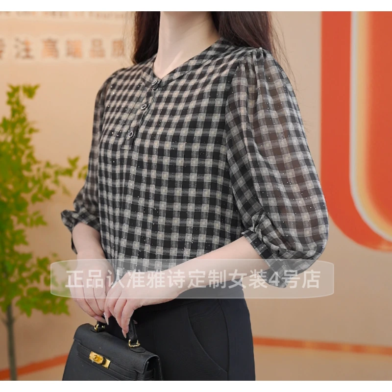 C147【出口原单】优雅百搭法式衬衫-珈珈
