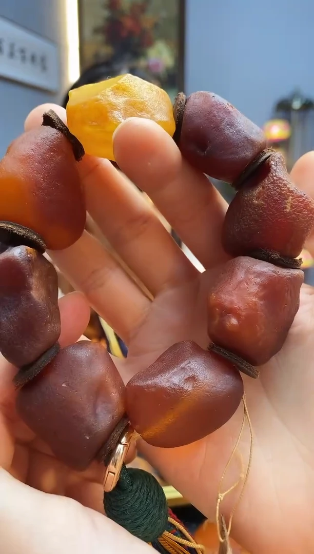 手链琥珀未镶嵌手串
