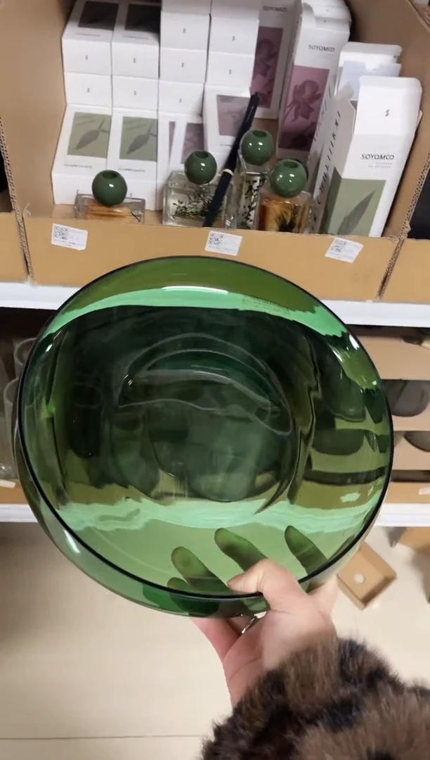 有机玻璃绿色盘子