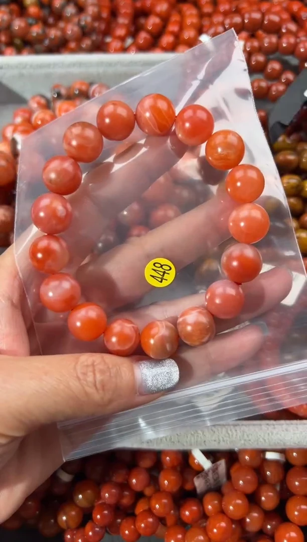 未镶嵌手串南红玛瑙13+