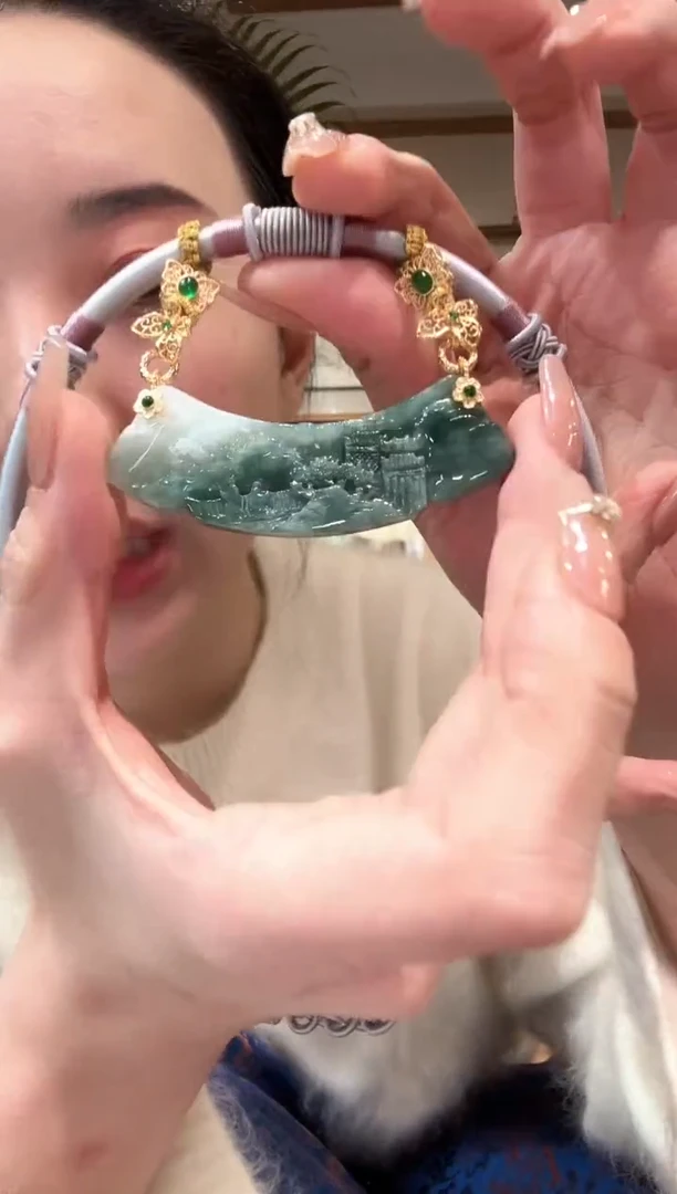 【闪购商品】翡翠颈饰未镶嵌国风