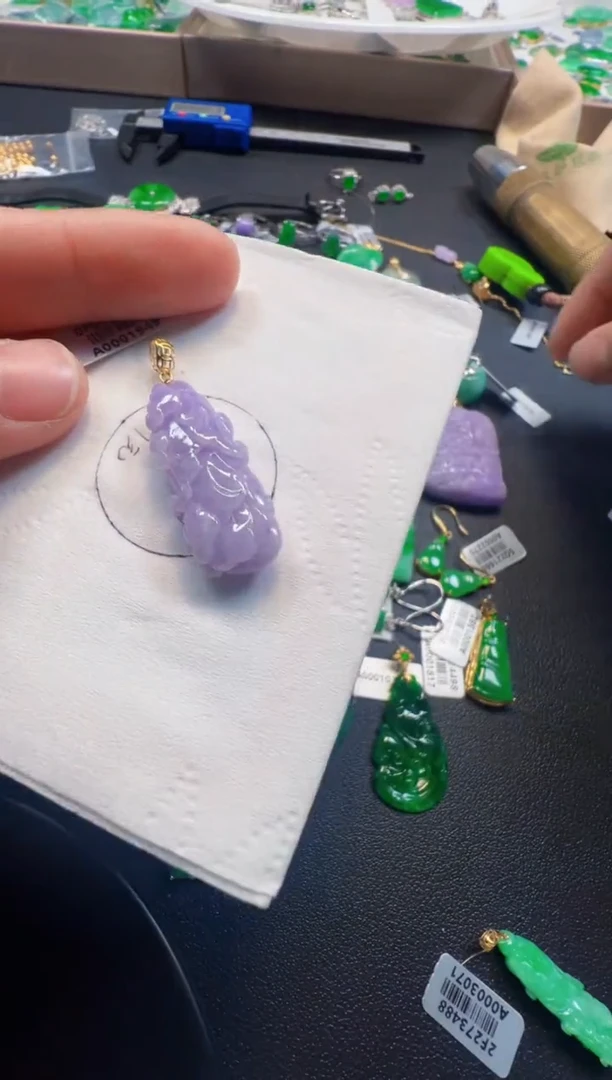 【闪购商品】定制翡翠18K金镶嵌380元