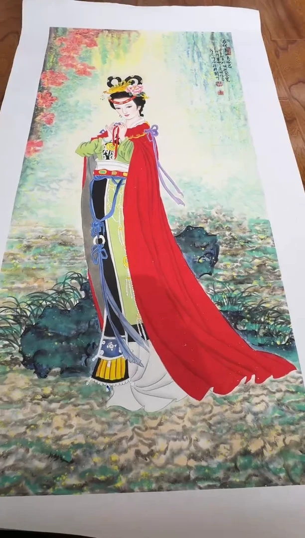 国画孙桂国老师作品，带合影证书8-