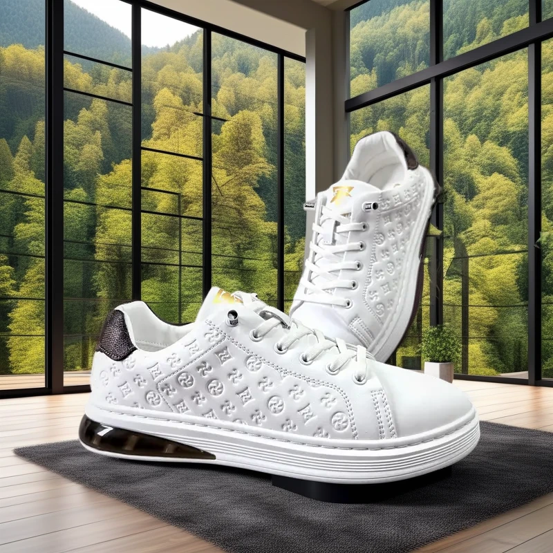 透气古悍马[巴雷特]春夏真皮牛皮真真家软底透气时尚百搭休闲鞋GM