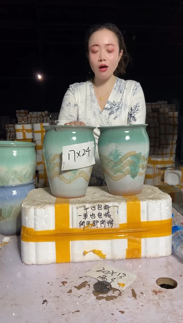 宜兴紫砂粗陶花盆17/24