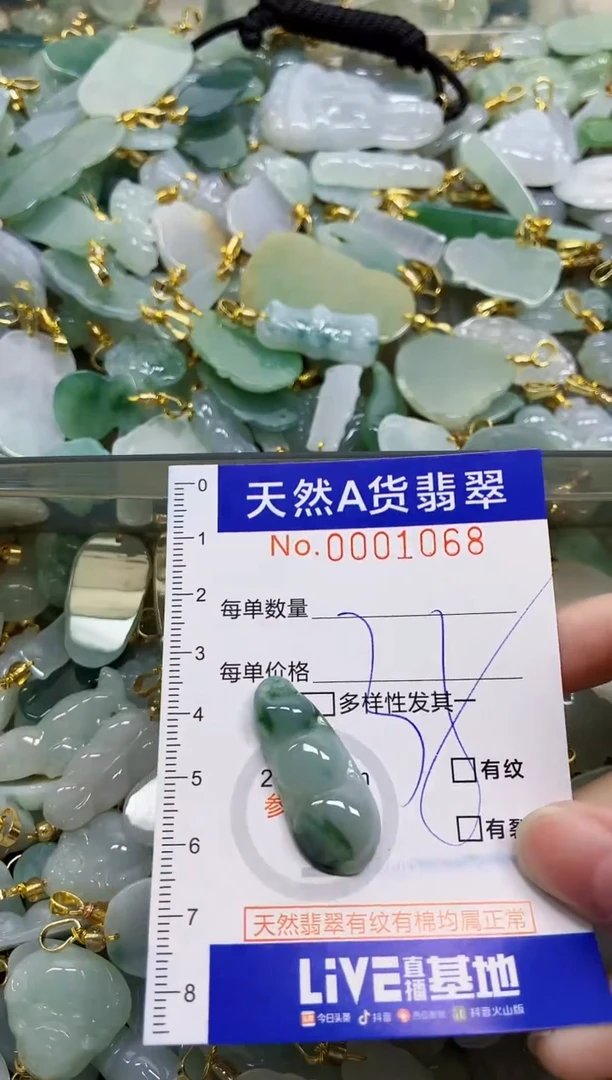 颈饰未镶嵌翡翠天然A货翡翠