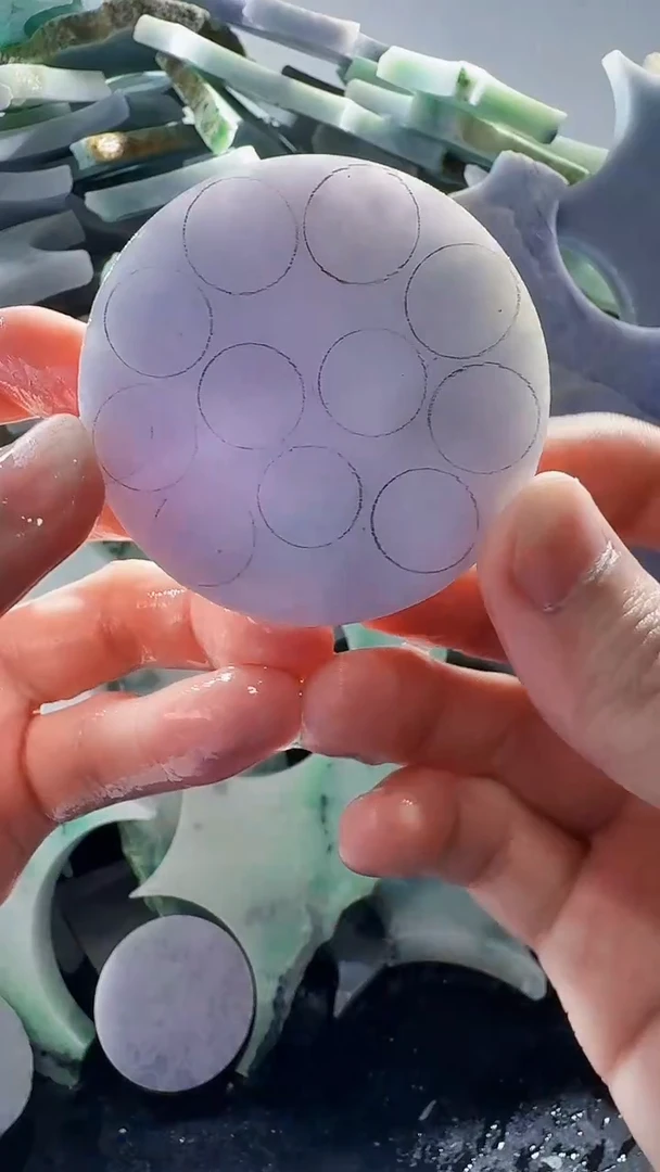 裸石翡翠缅甸翡翠A货文6578