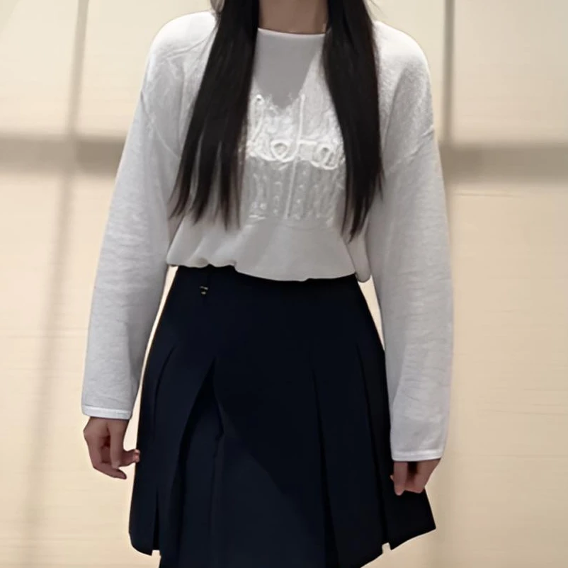 慵懒风时尚女装刺绣上衣