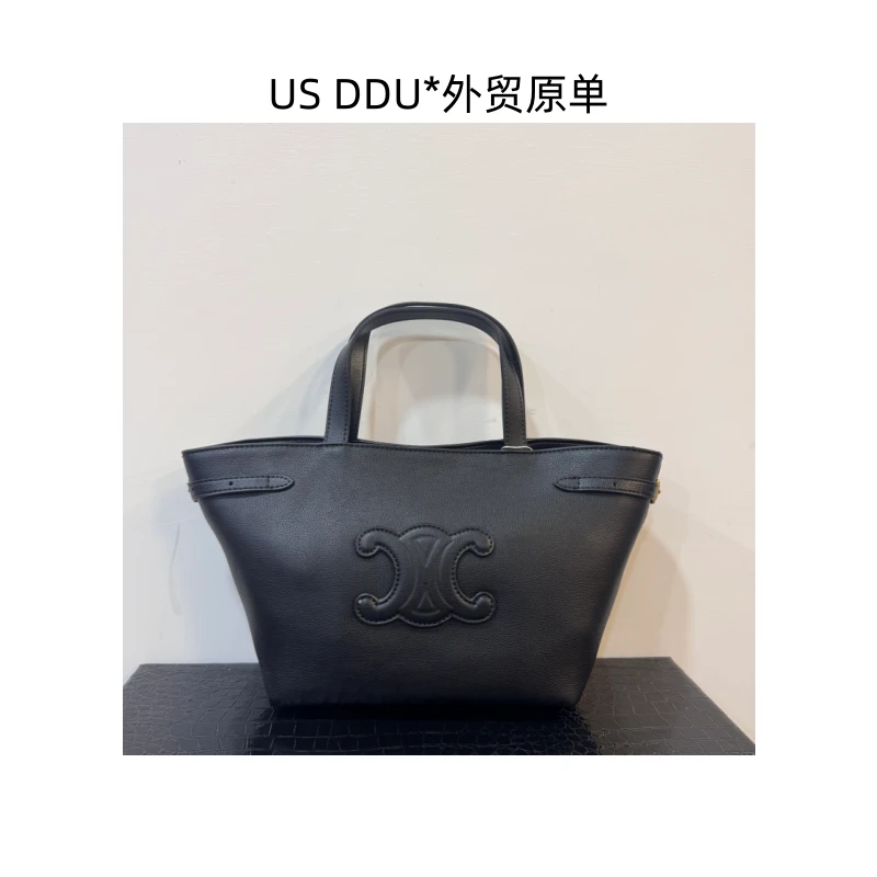 A234 黑色小托特购物袋单肩包6065/D035