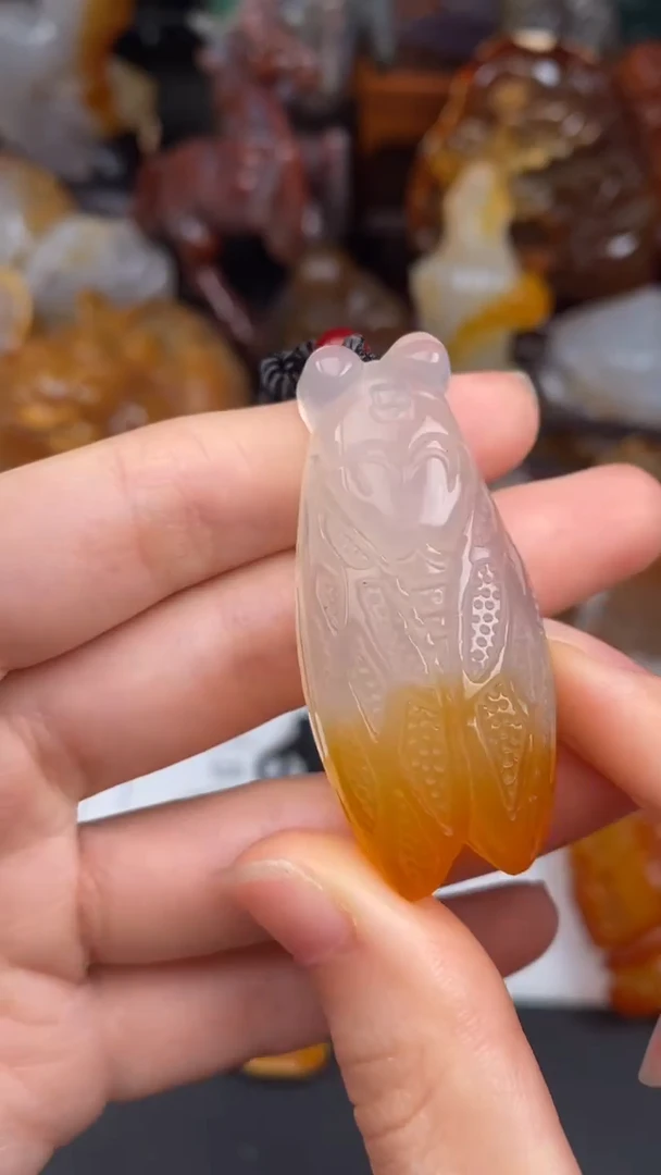 玛瑙/玉髓颈饰未镶嵌龙****主AA