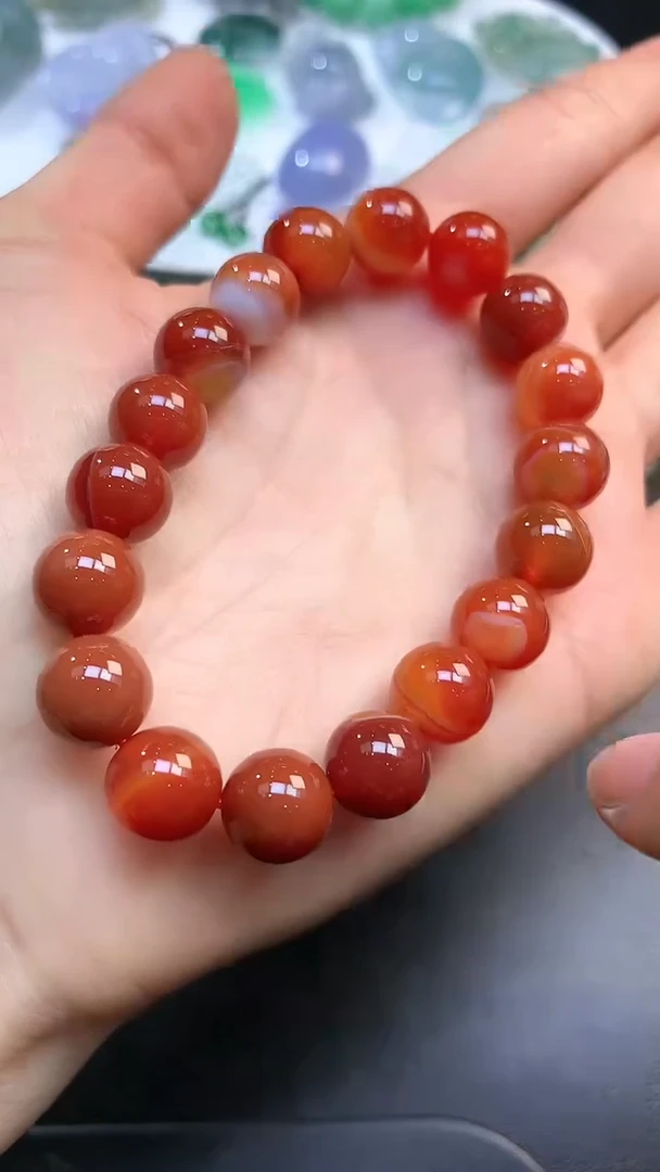 【闪购商品】玛瑙/玉髓手串未镶嵌玉髓多样性发