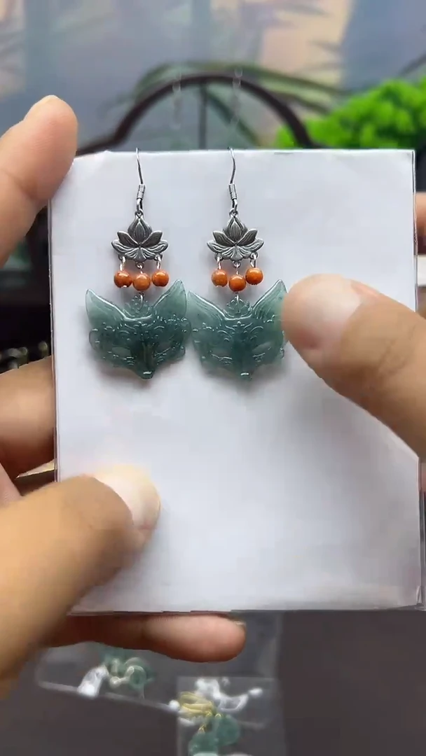 未镶嵌翡翠耳饰317