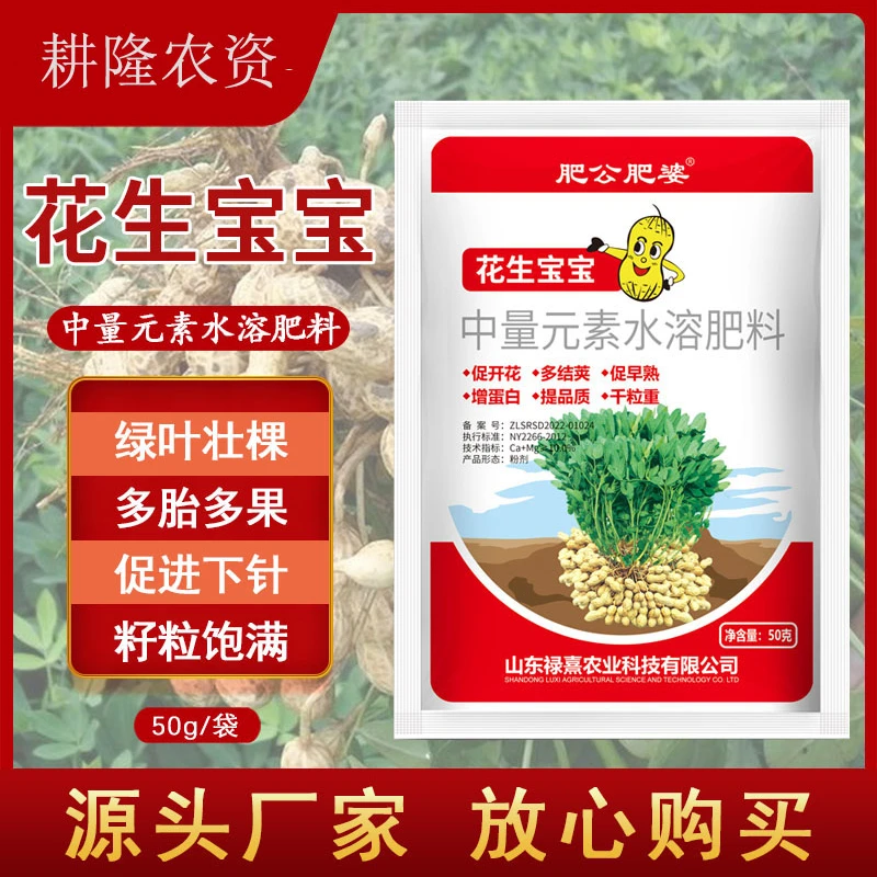 花生宝宝粒粒大蒜饱满绿叶壮棵颗粒饱满提高产量多肽加强型叶面肥