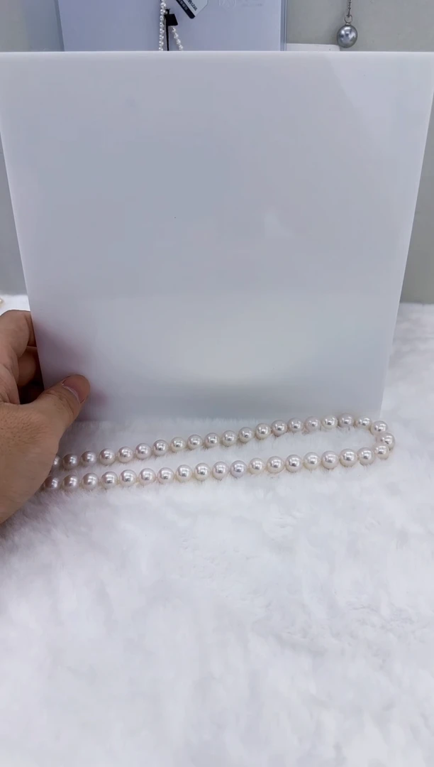 未镶嵌淡水珍珠DA曼塔珍珠串链9-11 y162