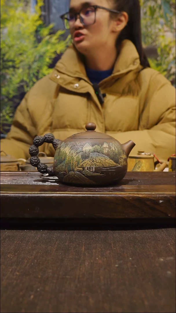 云南建水紫陶全手工  无瑕   350cc  021