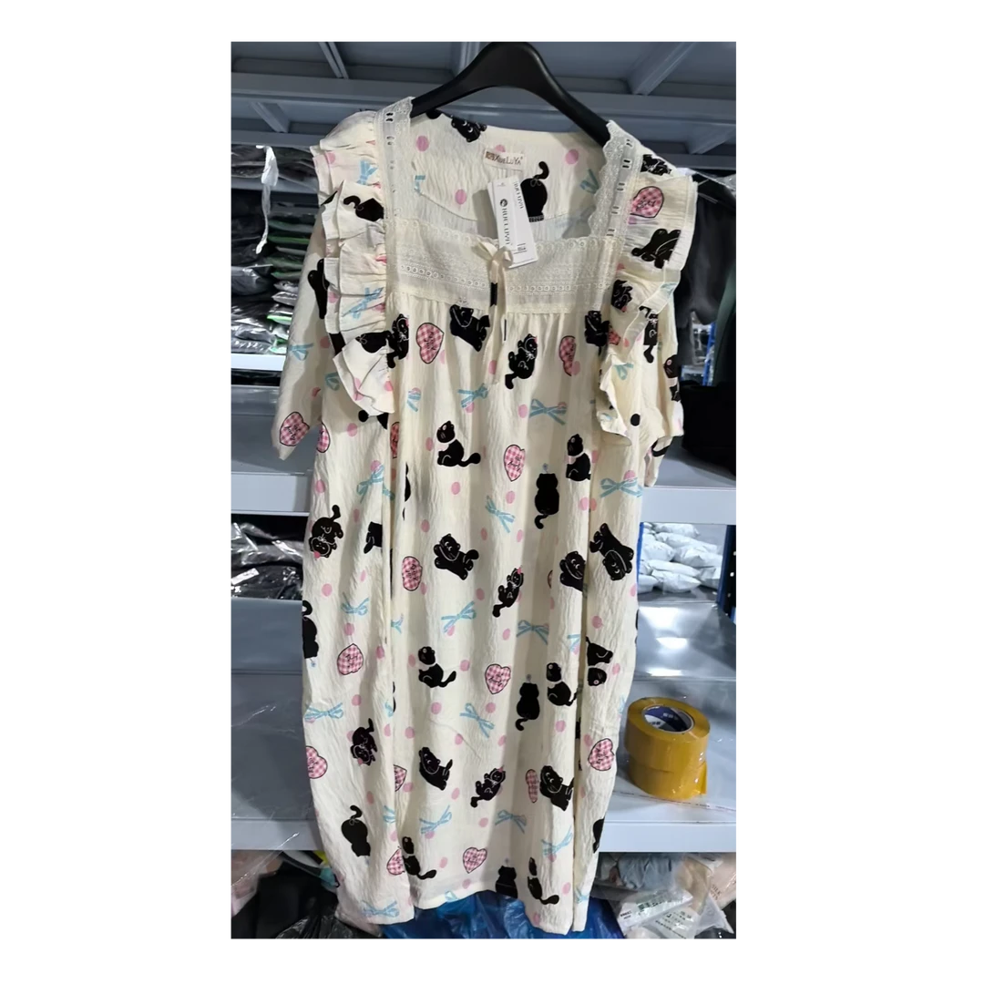 8864胖De新款卡通美睡裙