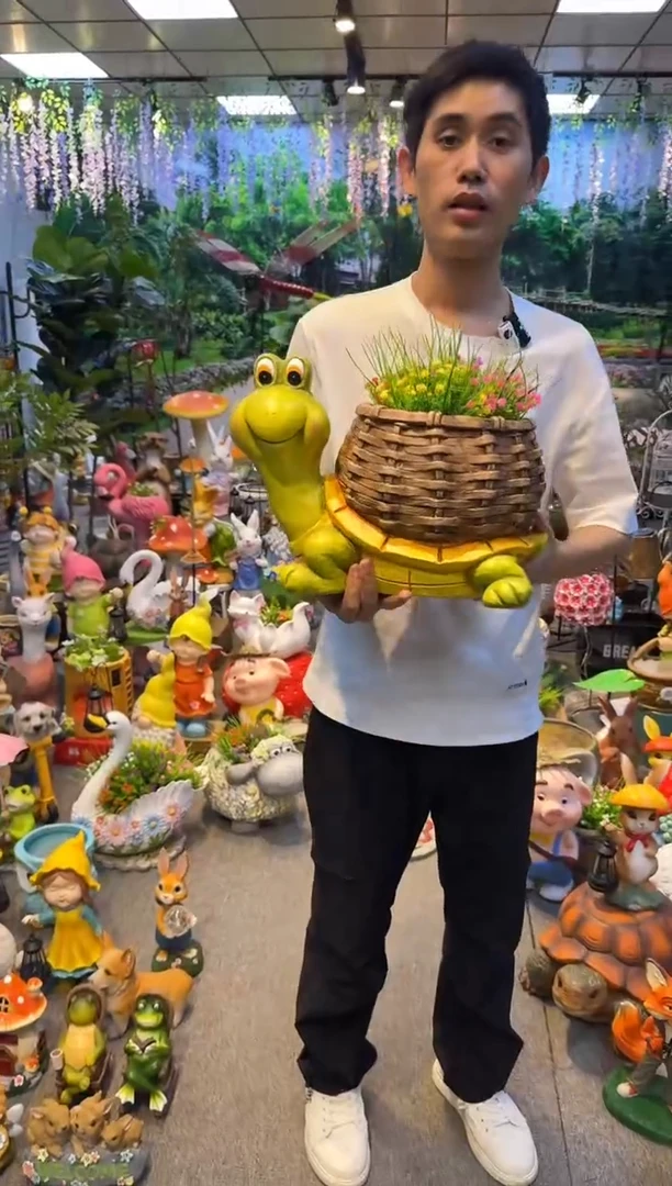 无花朵花园庭院摆件&00&