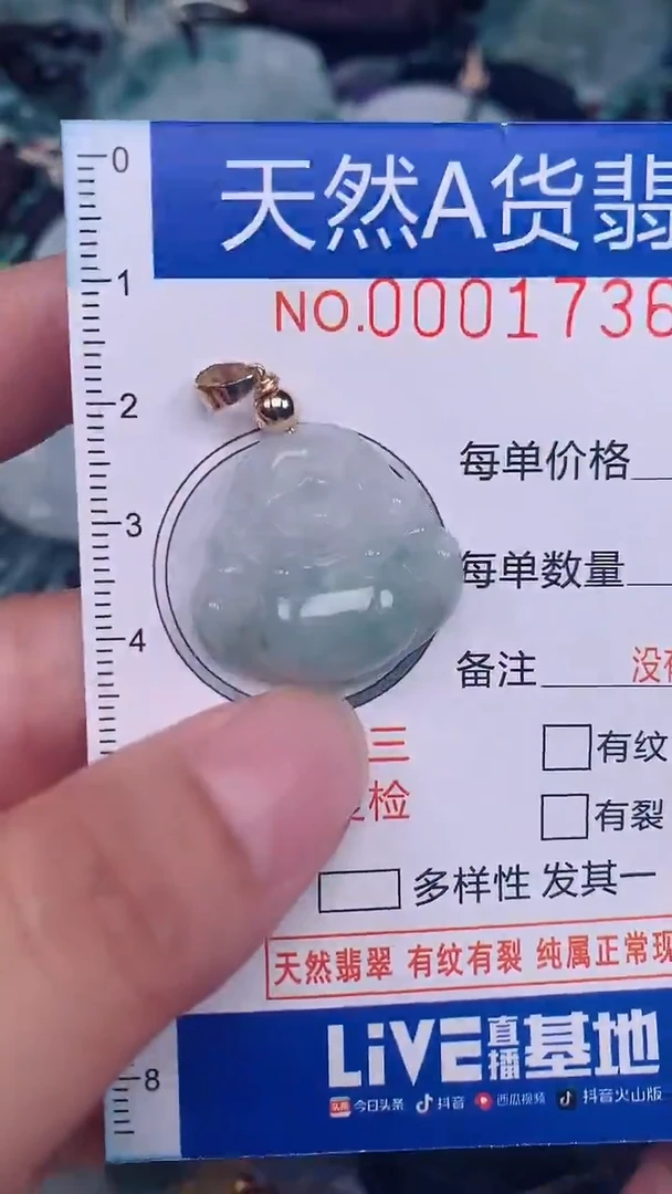 翡翠未镶嵌颈饰...0001736