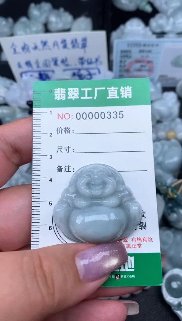 翡翠未镶嵌颈饰缅甸天然A货翡翠0335