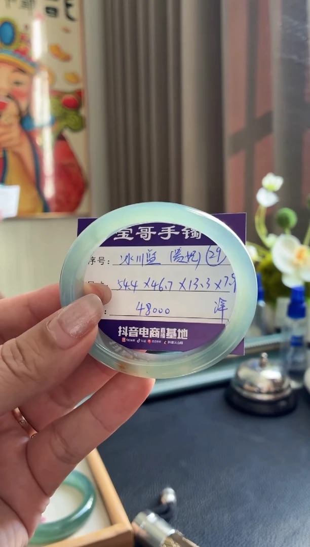 翡翠手镯未镶嵌赵*己翡翠手镯 29