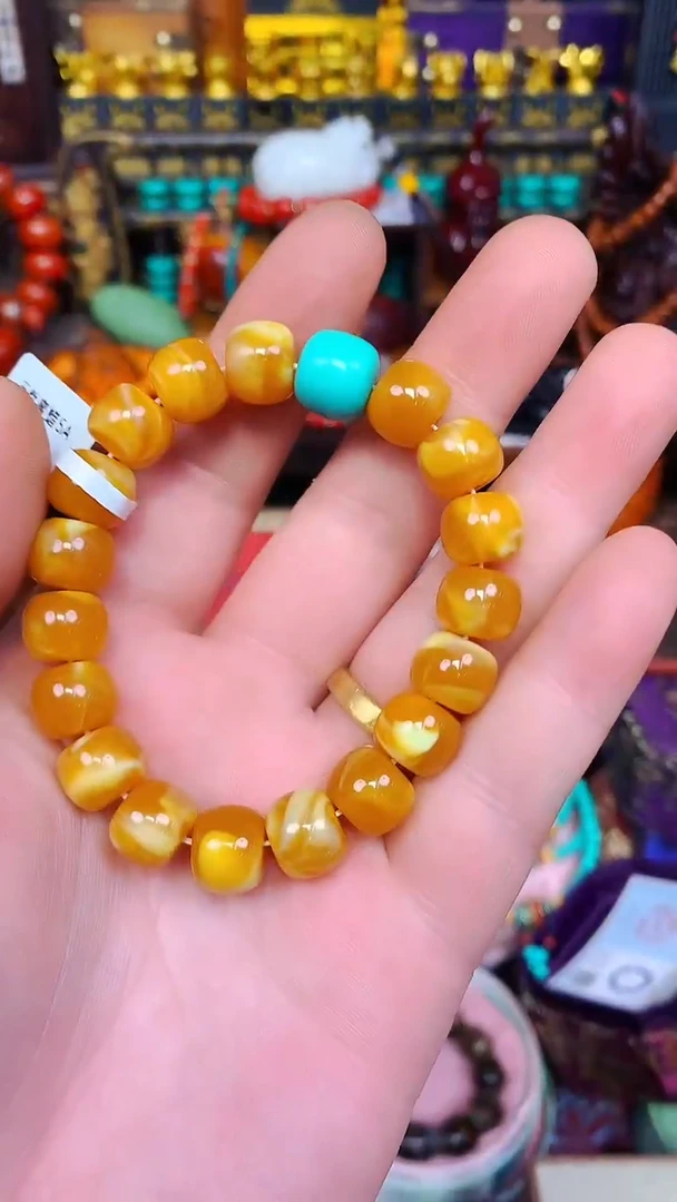 未镶嵌蜜蜡手链鹏哥专属链接！！！