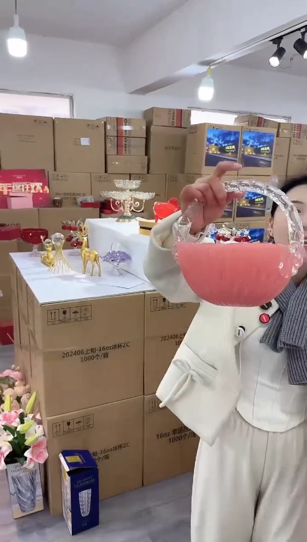 【闪购商品】琉璃瑞鸿花器早D-13