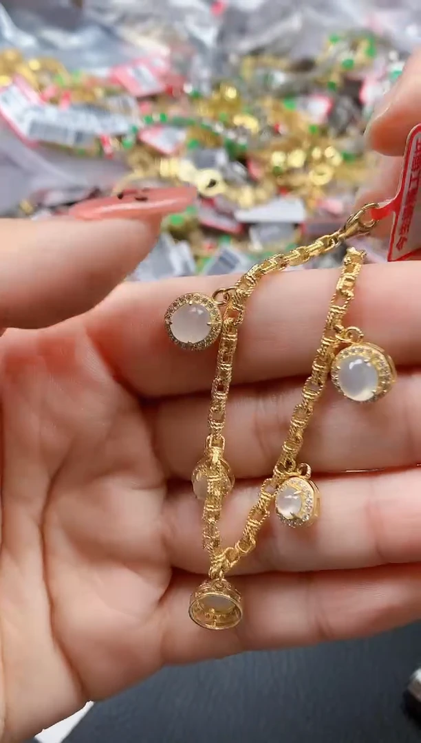 银S925镶嵌戒指翡翠天然A货缅甸翡翠