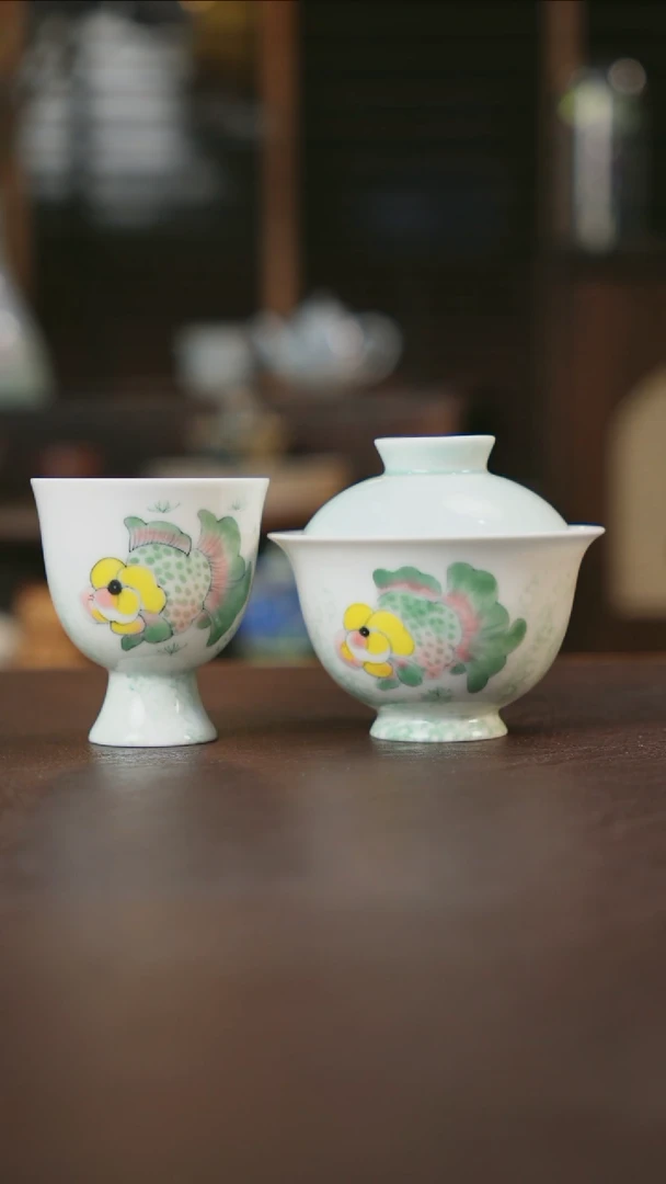 【闪购商品】杯景德镇陶瓷杯碗柴烧多人