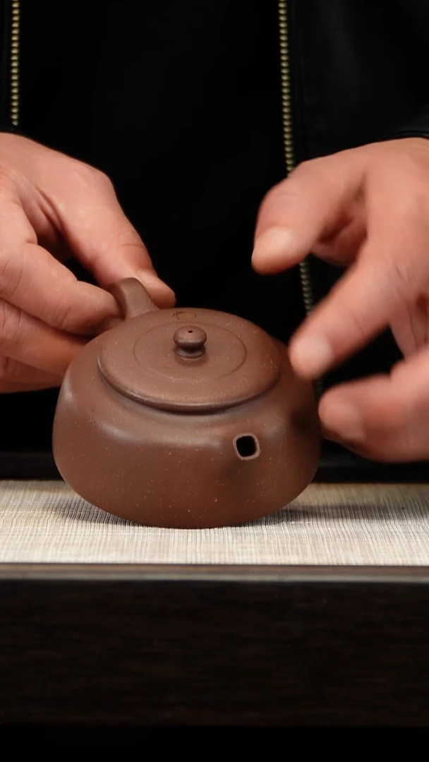 茶壶紫砂手磨料矮井栏