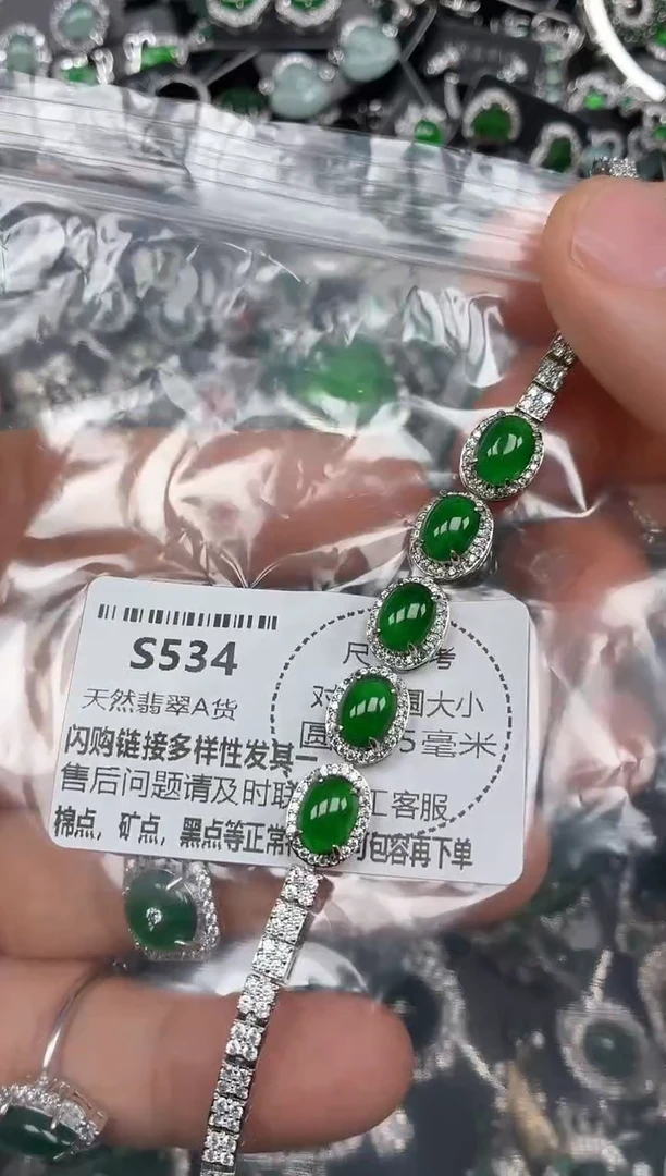 颈饰未镶嵌翡翠S534手链