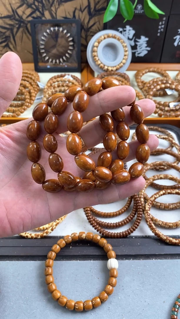 紫金鼠手串红皮 紫金鼠枣珠