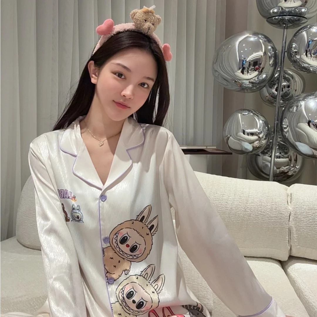 SIEOYJIEA/私迹大榕家【彩色拉布布长袖】时尚高定情侣款家居服睡衣