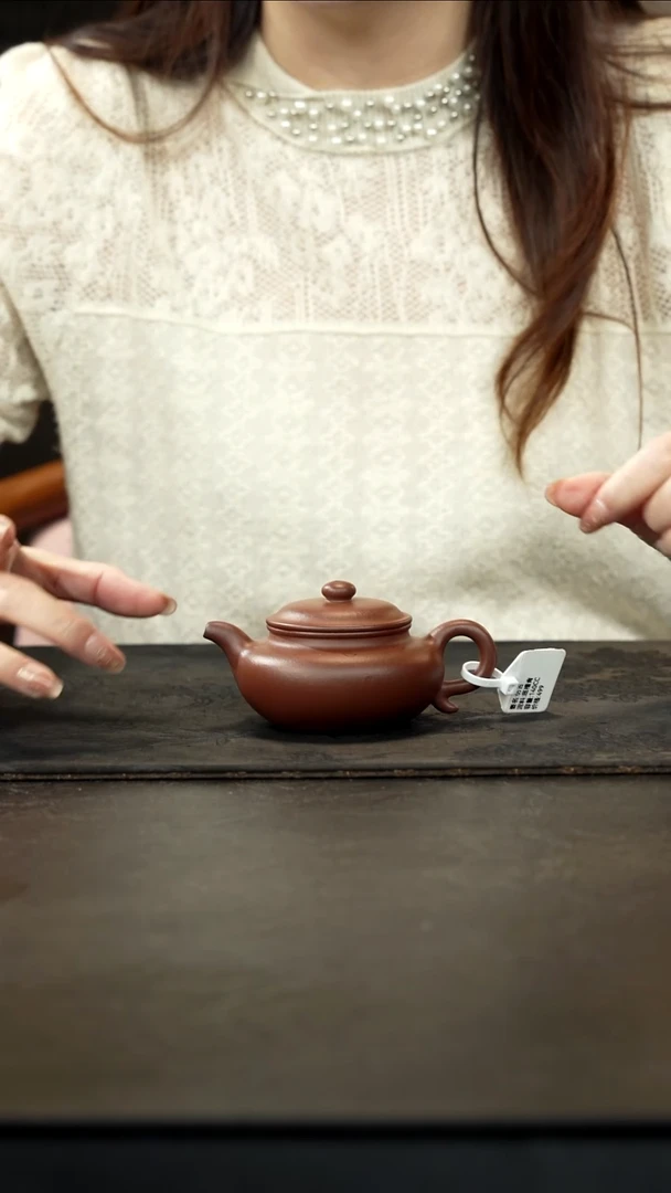 茶壶紫砂底槽青仿古140cc