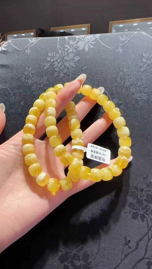 【闪购商品】琥珀项链未镶嵌蜜蜡老型项链设计款