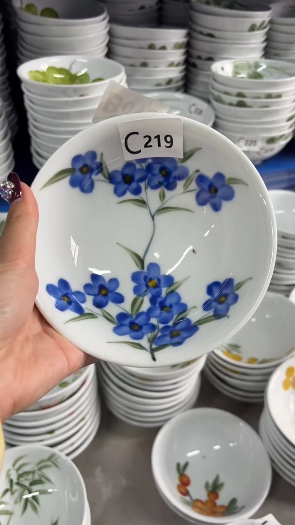 瓷片景德镇陶瓷食品级手绘釉中彩-壮壮碗