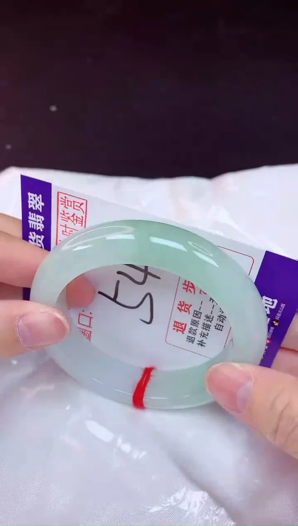 未镶嵌手镯翡翠54（48小时鉴赏期 ）